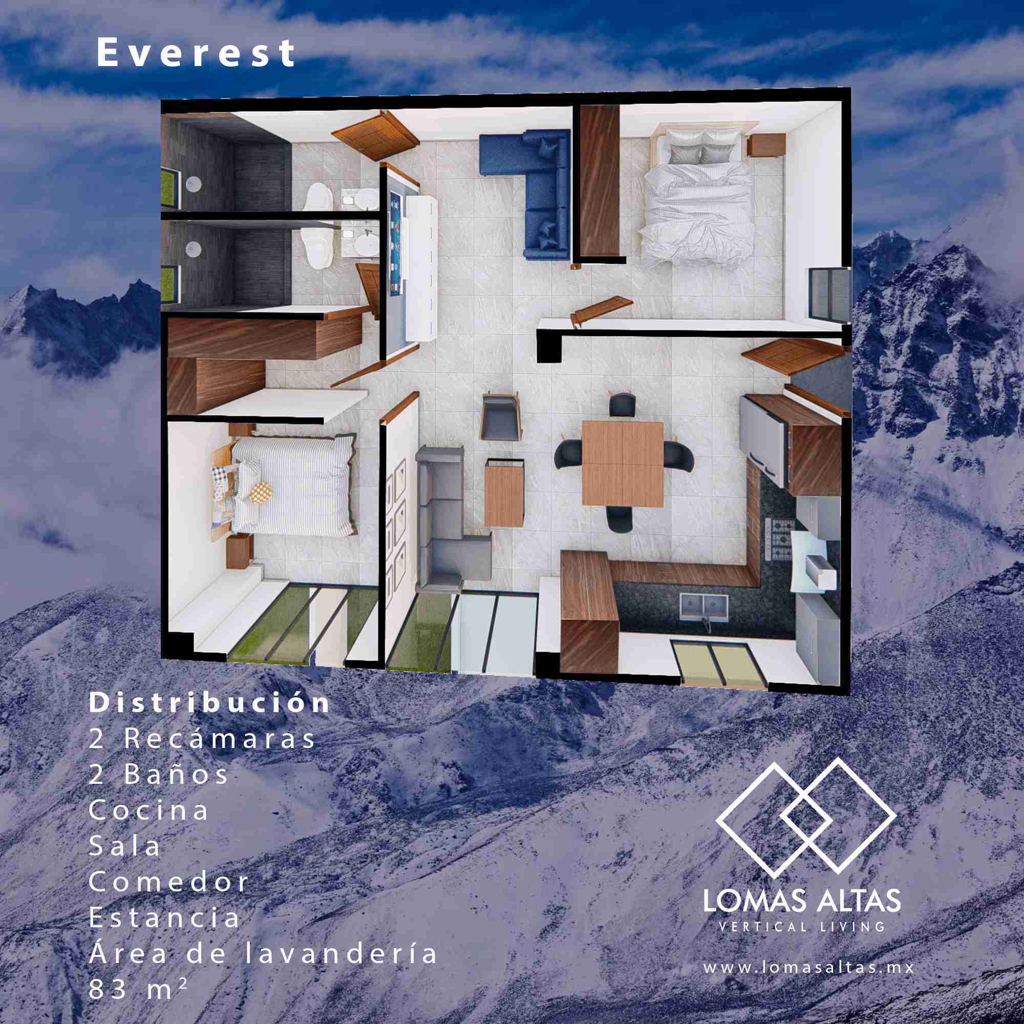 Lomas Altas Vertical Living en Hermosillo Modelo Everest Lomas Altas Vertical Living en Hermosillo Modelo Everest